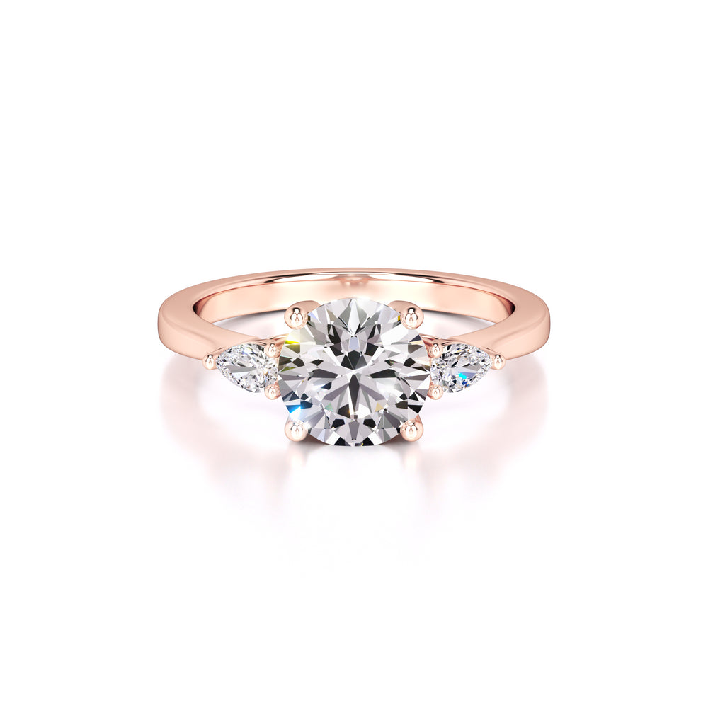 Chloe Lab Grown Diamond Ring | Rose Gold | 1