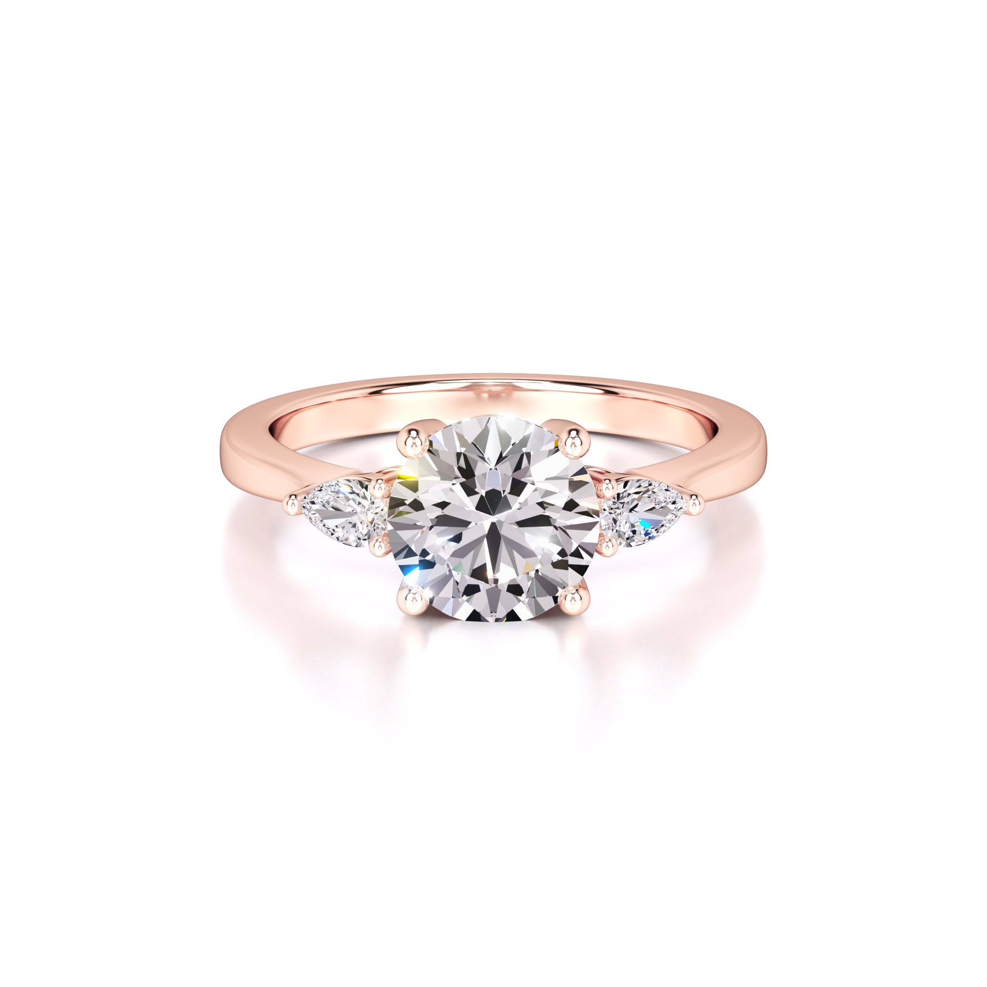 Chloe Lab Grown Diamond Ring | Rose Gold | 1