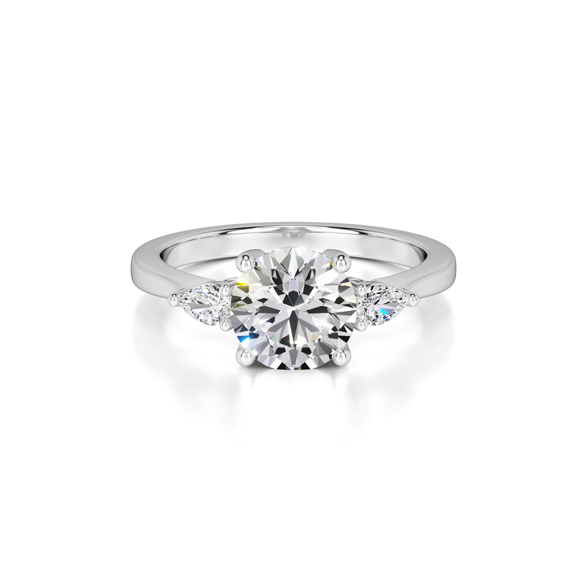 Chloe Lab Grown Diamond Ring | White Gold | 1