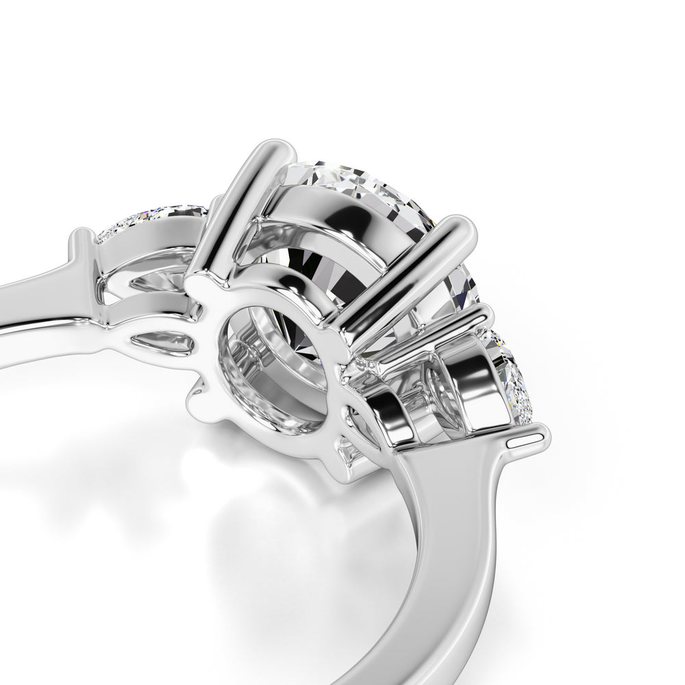 Chloe Lab Grown Diamond Ring | White Gold | 2