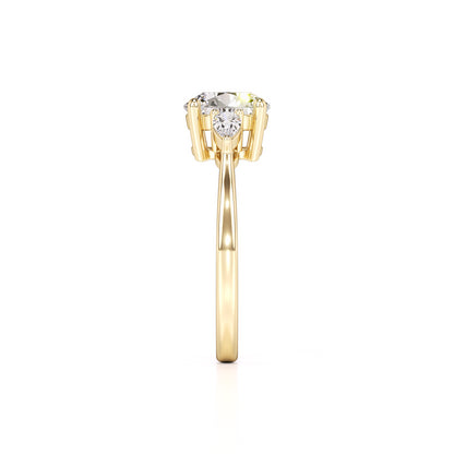 Chloe Lab Grown Diamond Ring | Yellow Gold | 4