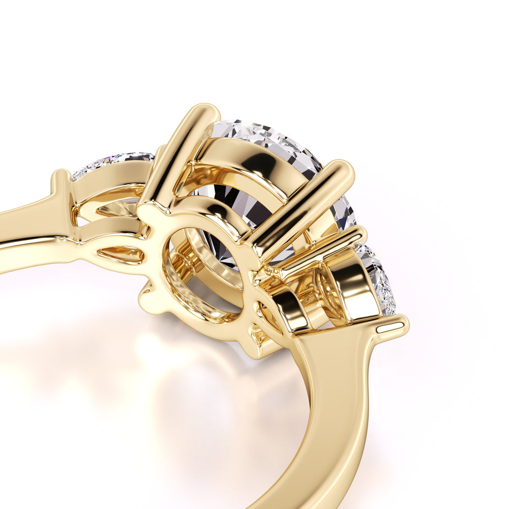 Chloe Lab Grown Diamond Ring | Yellow Gold | 2