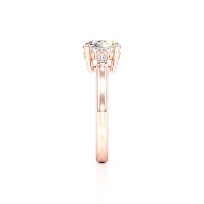 Elysia Lab Grown Diamond Ring | Rose Gold | 4