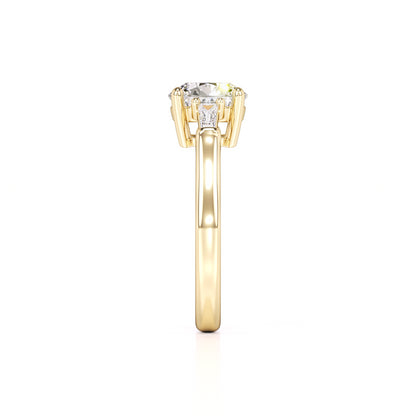 Elysia Lab Grown Diamond Ring | Yellow Gold | 4