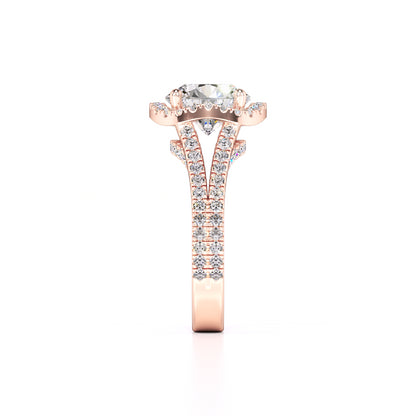 Isabella Lab Grown Diamond Ring | Rose Gold | 4