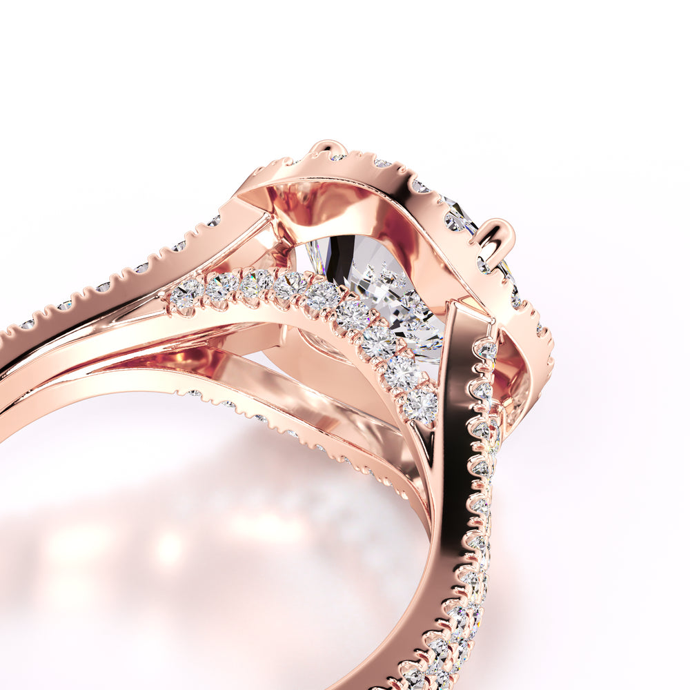 Isabella Lab Grown Diamond Ring | Rose Gold | 2