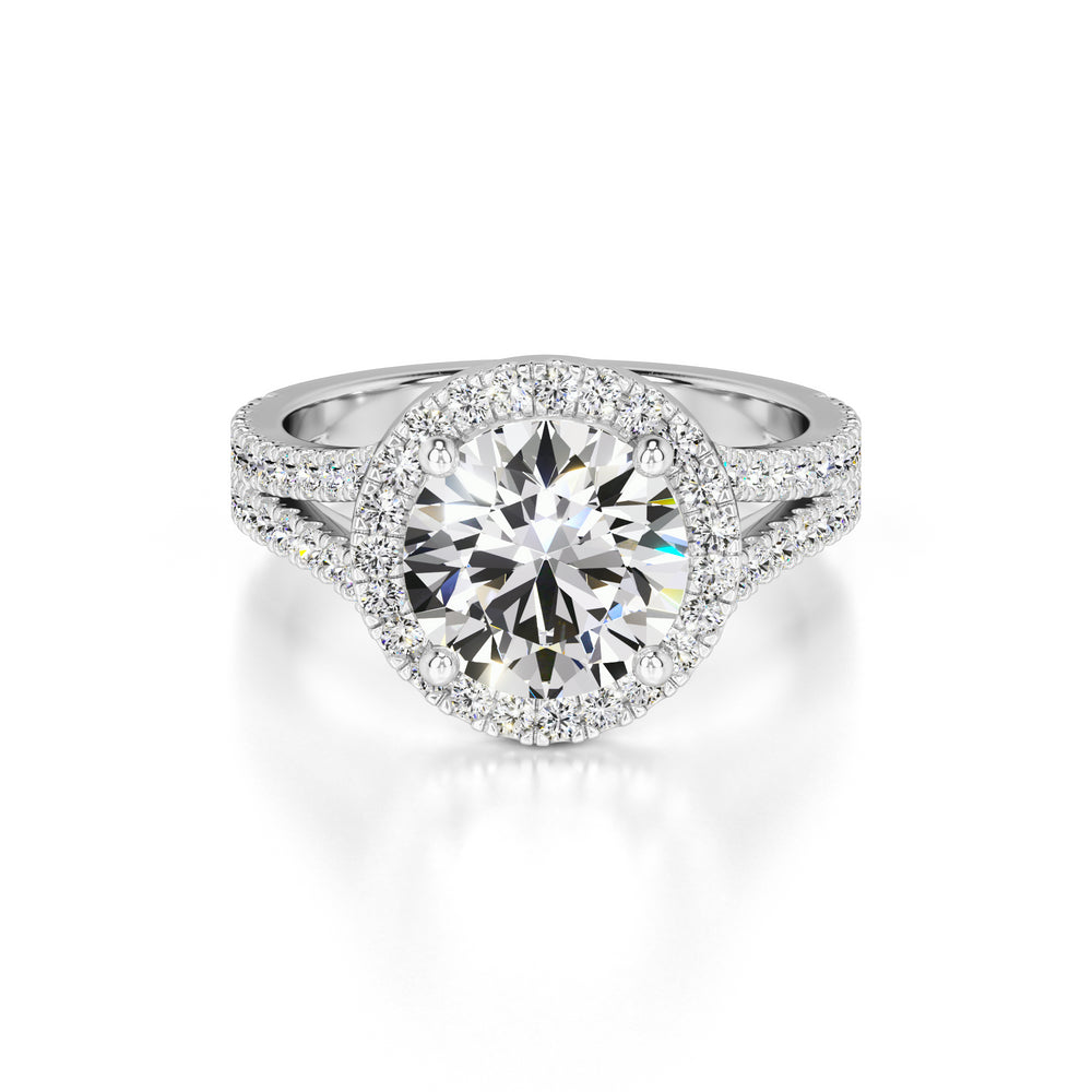 Isabella Lab Grown Diamond Ring | White Gold | 1