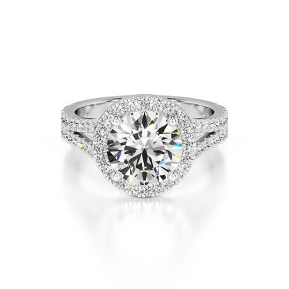 Isabella Lab Grown Diamond Ring | White Gold | 1
