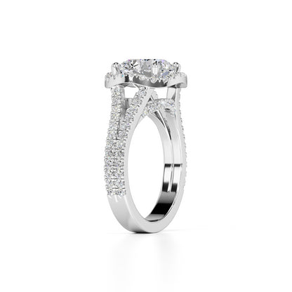 Isabella Lab Grown Diamond Ring | White Gold | 3