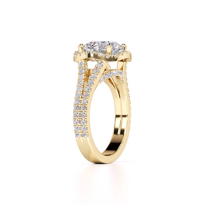 Isabella Lab Grown Diamond Ring | Yellow Gold | 3