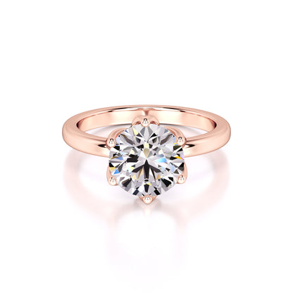 Kate Lab Grown Diamond Ring | Rose Gold | 1