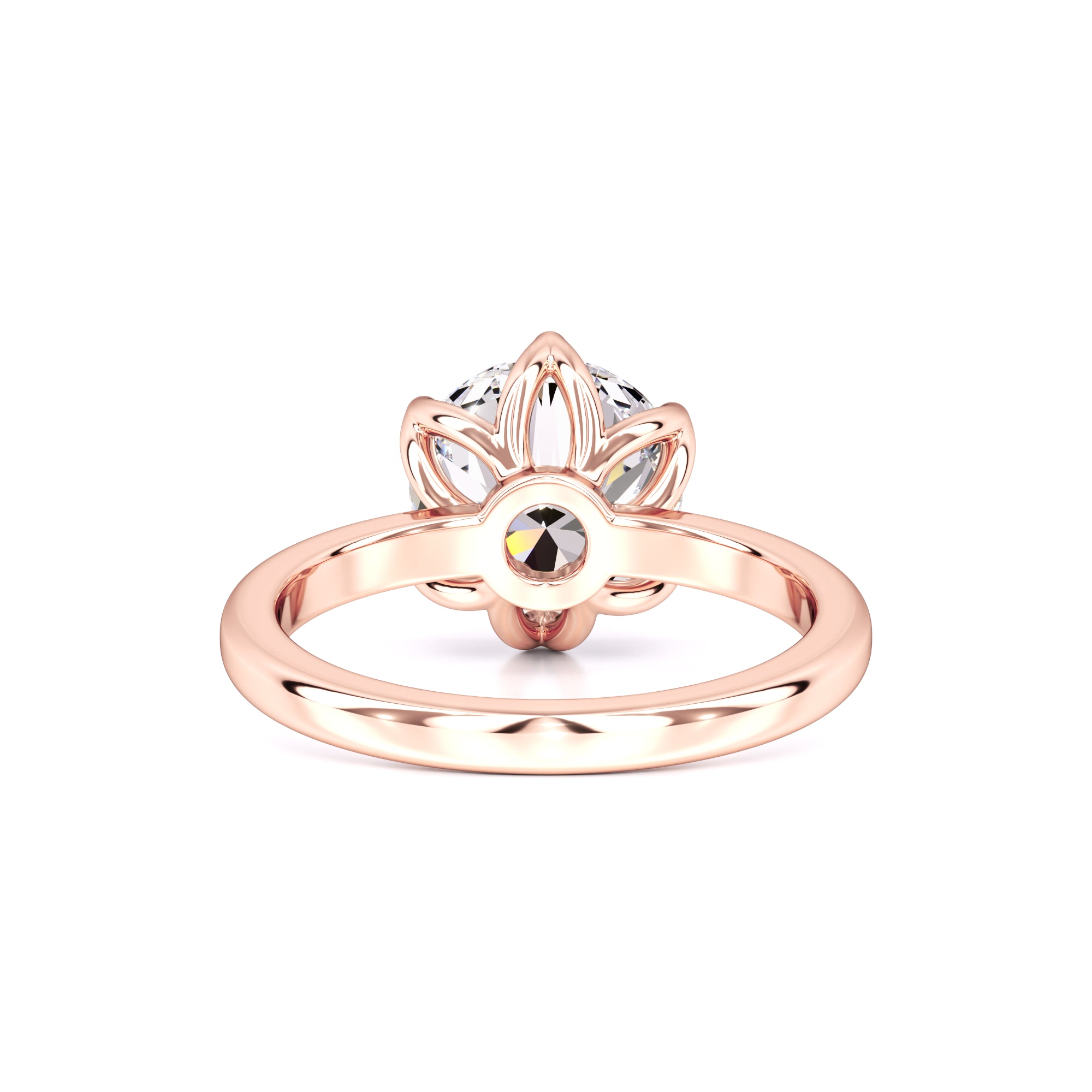 Kate Moissanite Ring | Rose Gold | 3