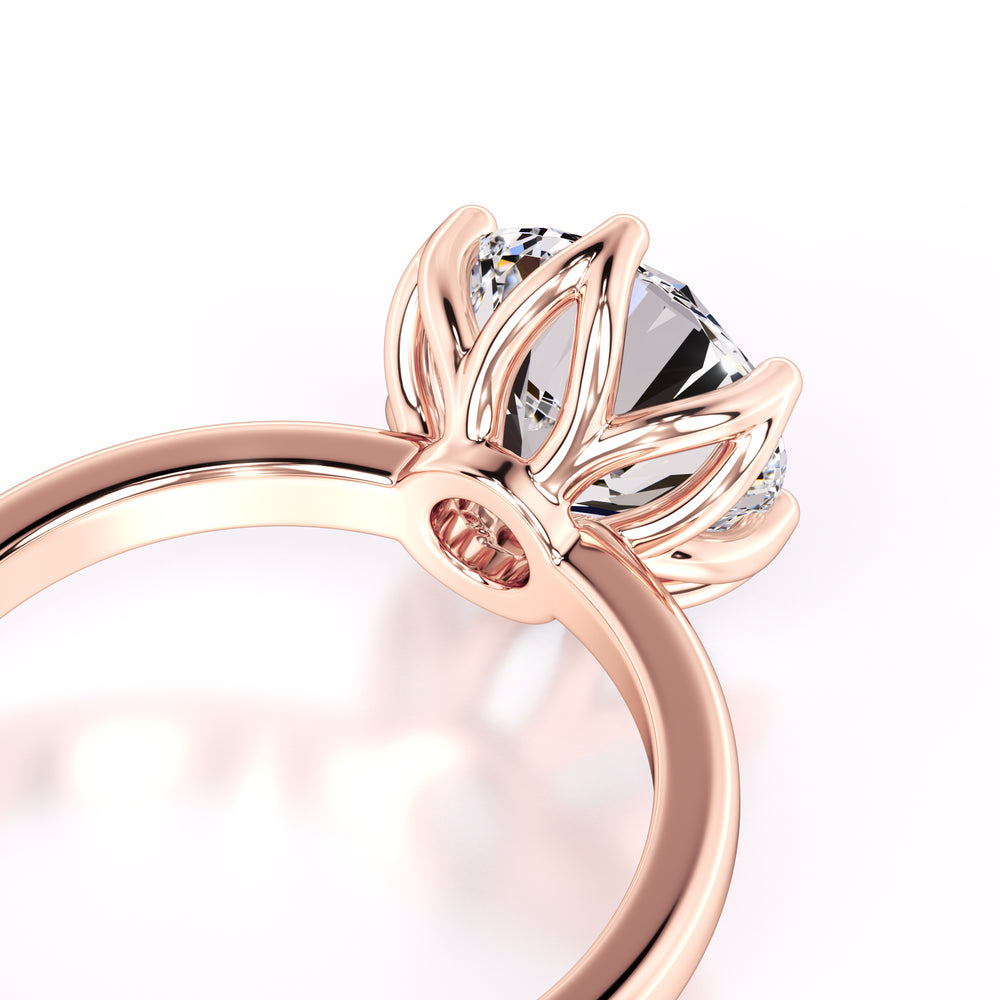 Kate Lab Grown Diamond Ring | Rose Gold | 2