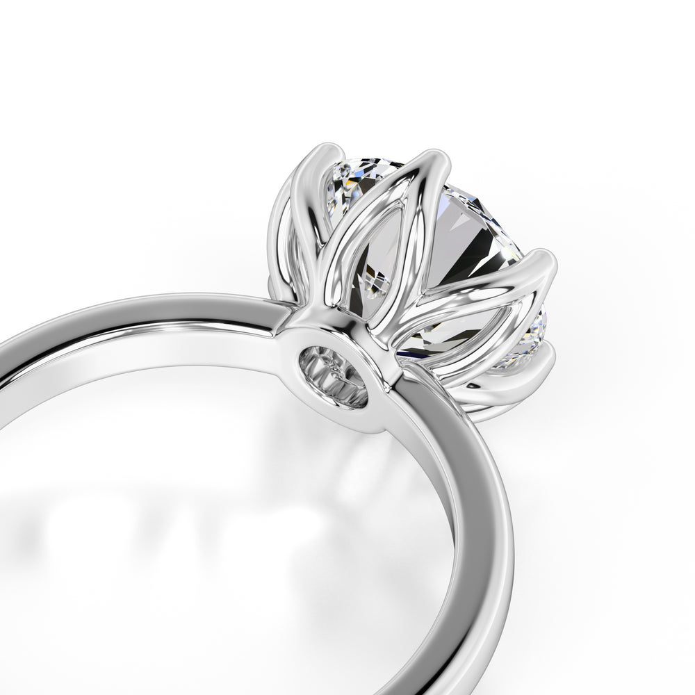 Kate Moissanite Ring | White Gold | 2