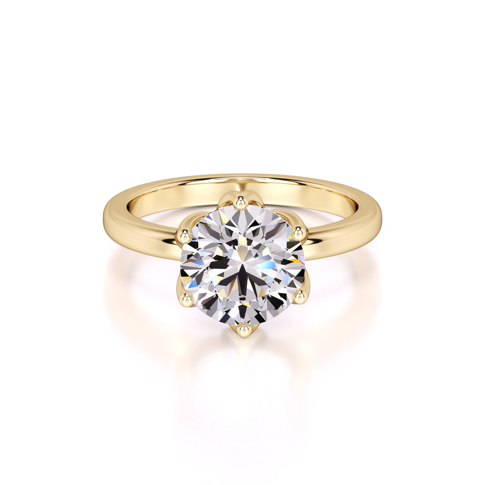 Kate Lab Grown Diamond Ring | Yellow Gold | 1