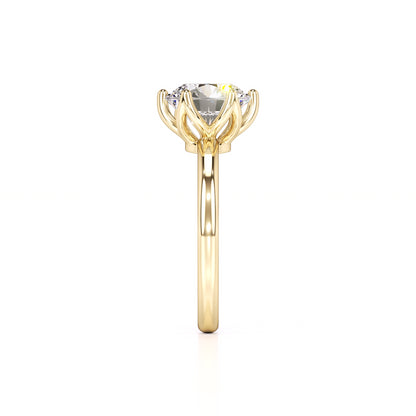 Kate Lab Grown Diamond Ring | Yellow Gold | 4