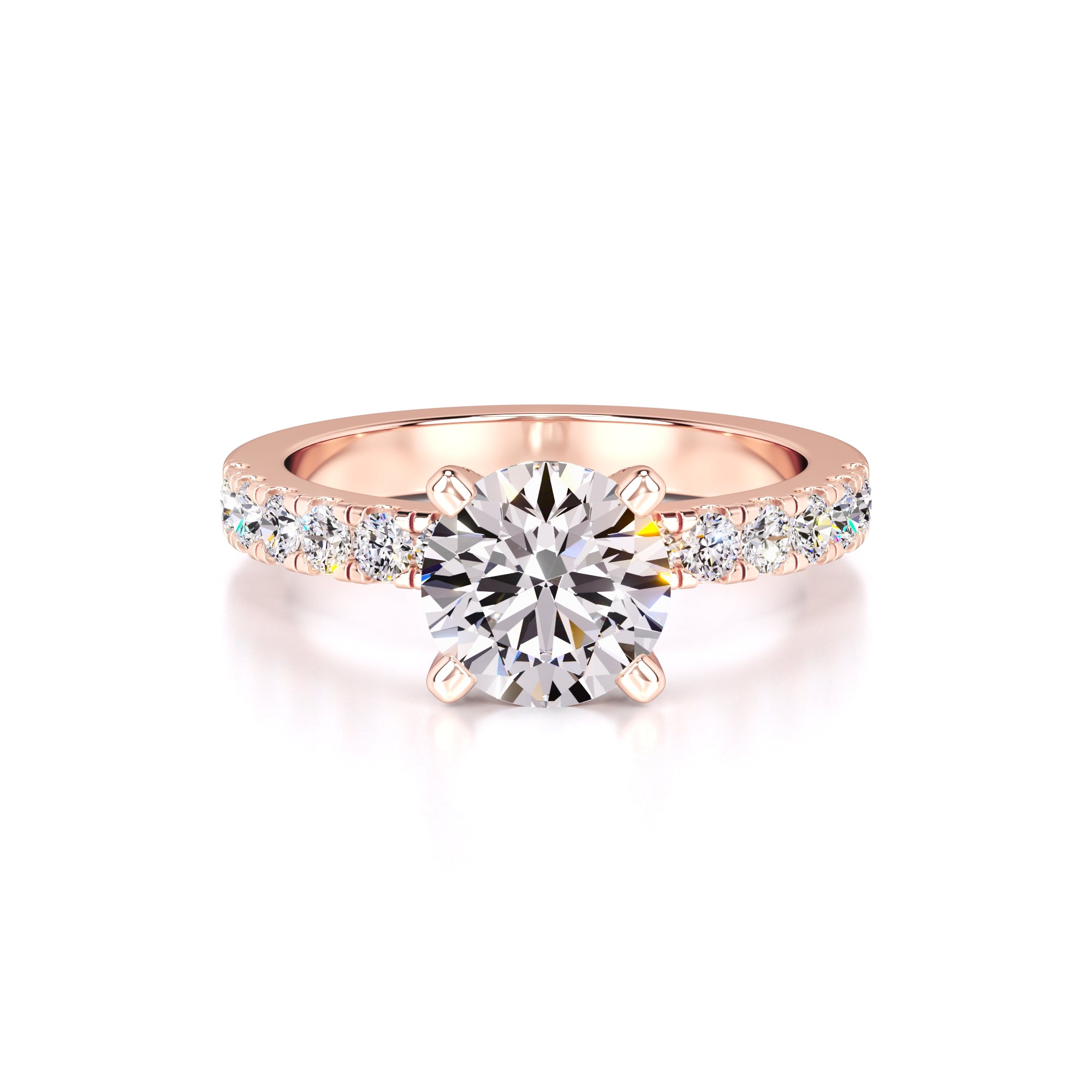 Layla Lab Grown Diamond Ring | Rose Gold | 1