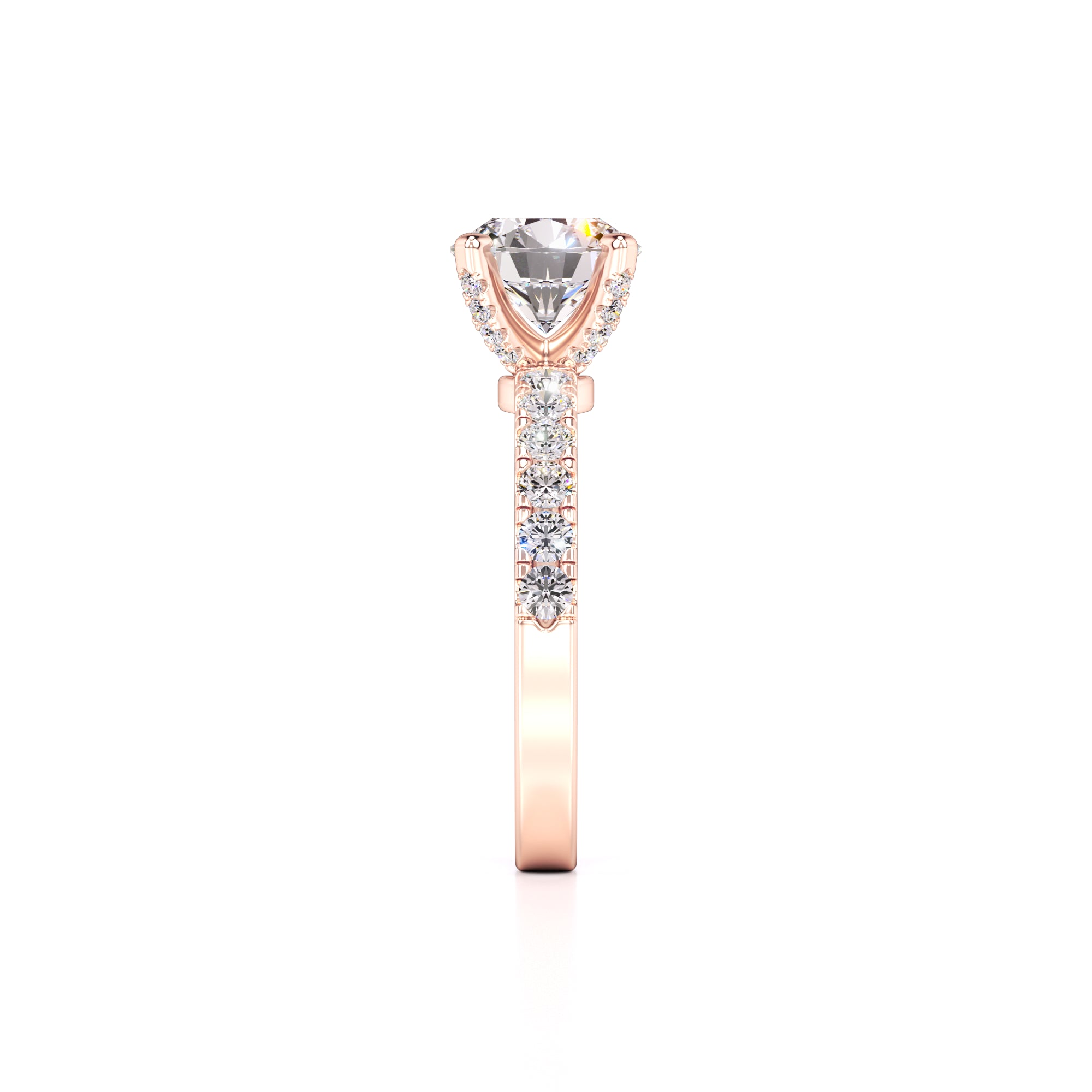 Layla Lab Grown Diamond Ring | Rose Gold | 4