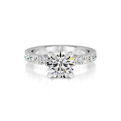 Layla Lab Grown Diamond Ring | White Gold | 1
