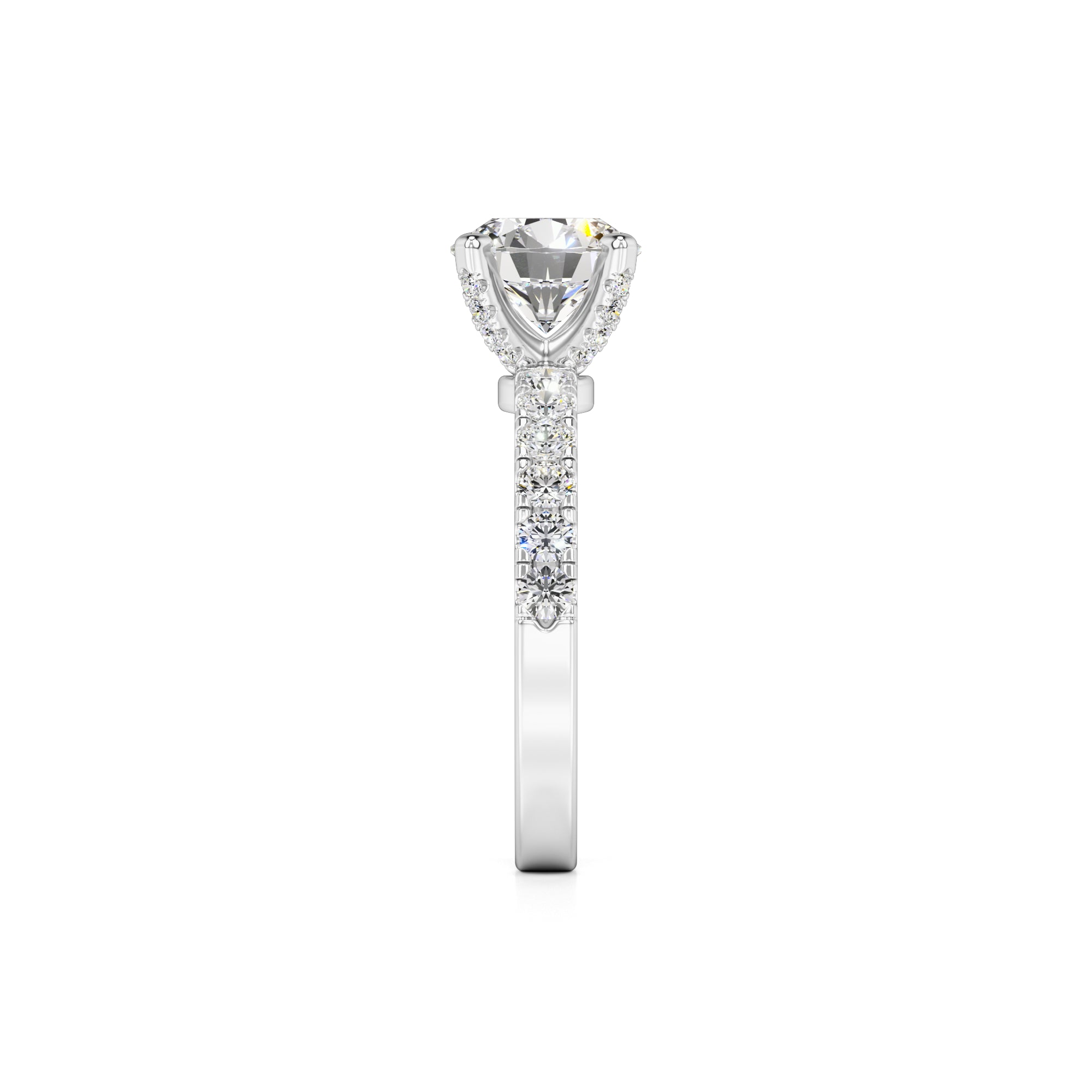 Layla Lab Grown Diamond Ring | White Gold | 4