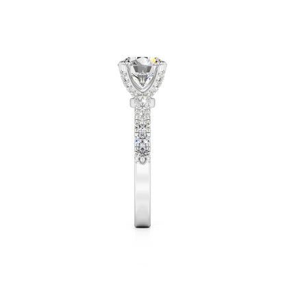 Layla Lab Grown Diamond Ring | White Gold | 4