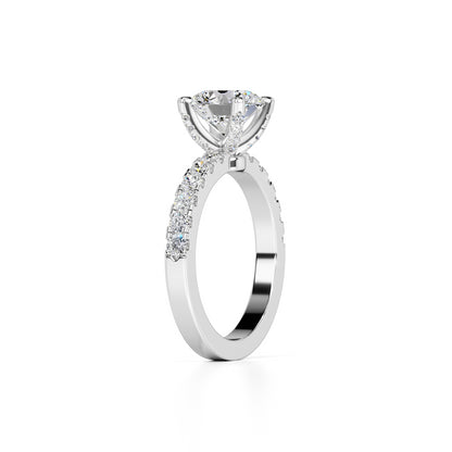 Layla Lab Grown Diamond Ring | White Gold | 3