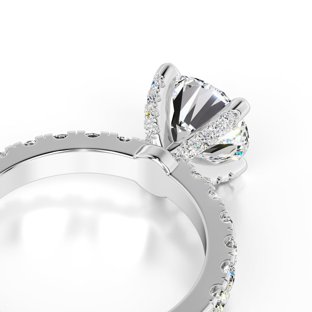 Layla Lab Grown Diamond Ring | White Gold | 2