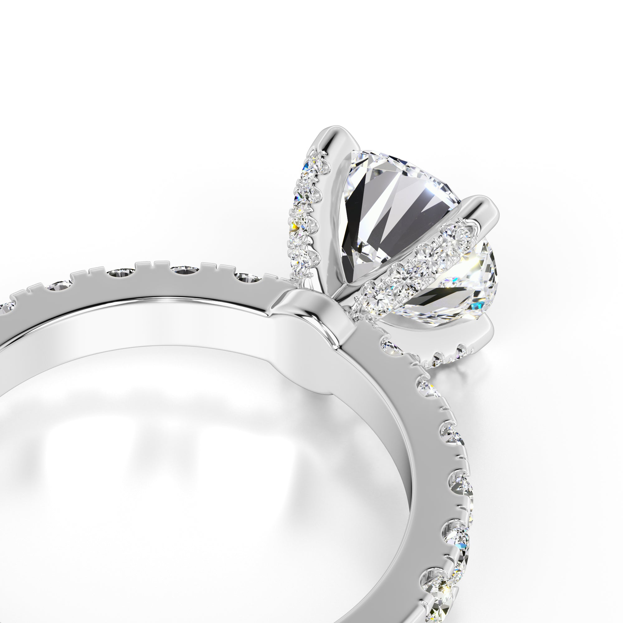 Layla Lab Grown Diamond Ring | White Gold | 2
