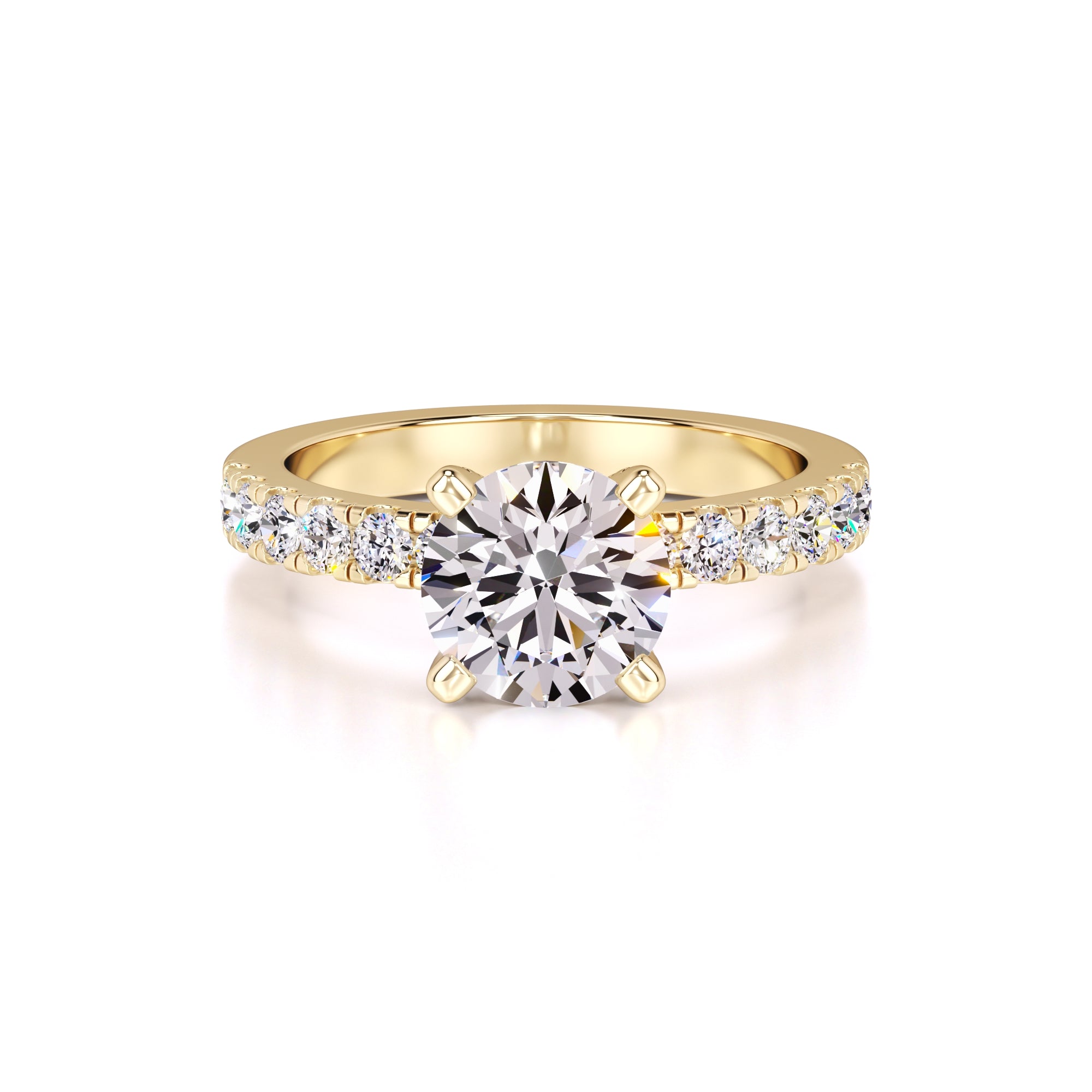 Layla Lab Grown Diamond Ring | Yellow Gold | 1