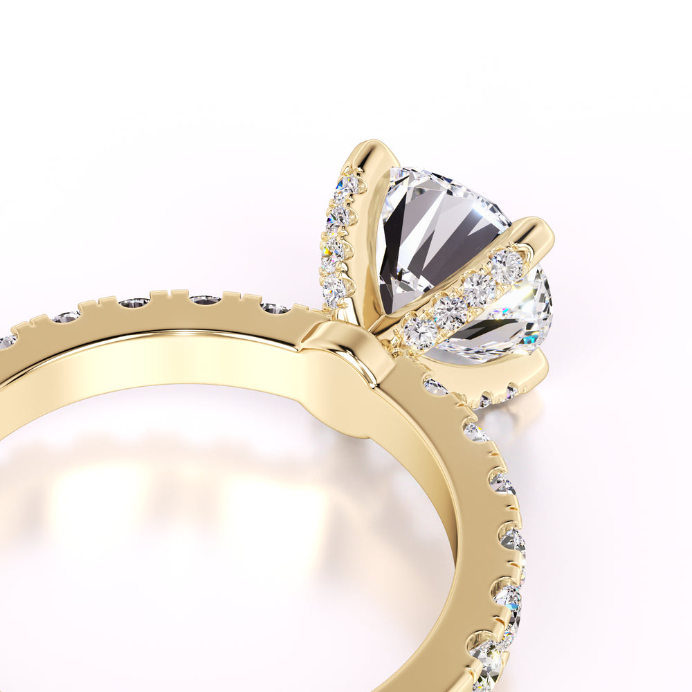 Layla Lab Grown Diamond Ring | Yellow Gold | 2