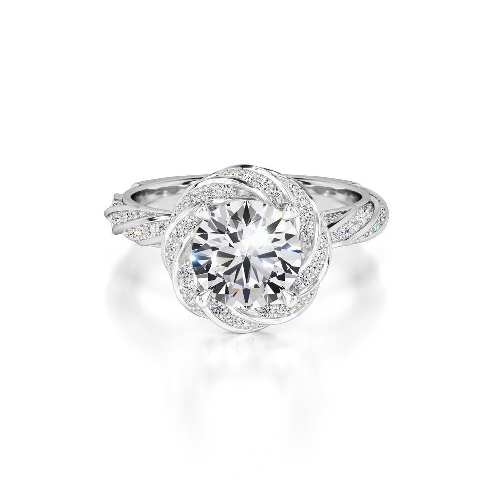 Lillian Lab Grown Diamond Ring | White Gold | 1