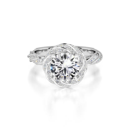 Lillian Lab Grown Diamond Ring | White Gold | 1