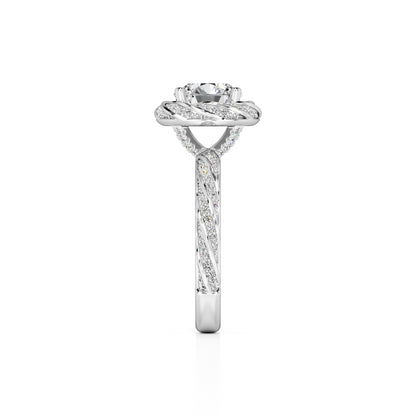 Lillian Lab Grown Diamond Ring | White Gold | 4