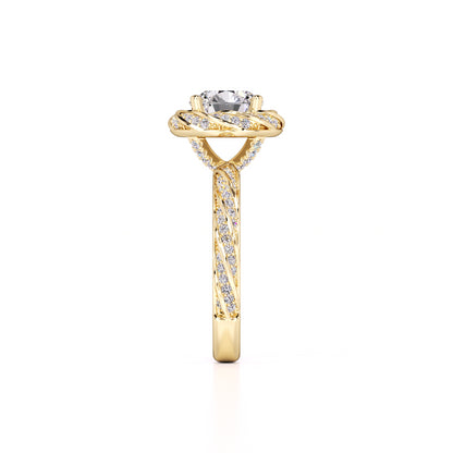 Lillian Lab Grown Diamond Ring | Yellow Gold | 4