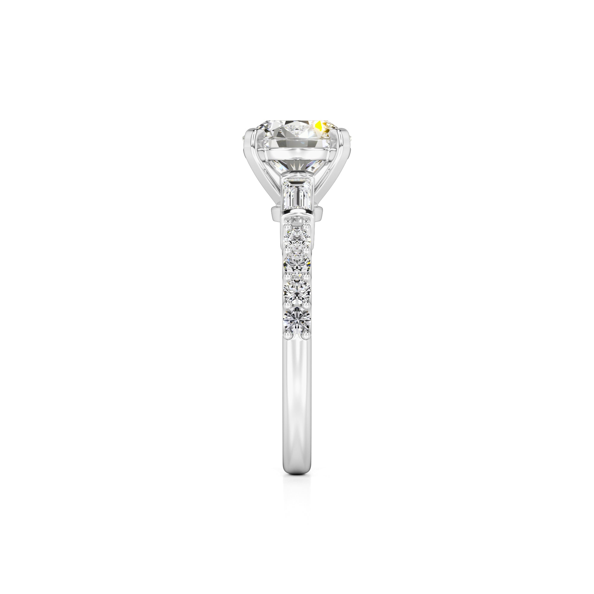 Nora Lab Grown Diamond Ring | White Gold | 4