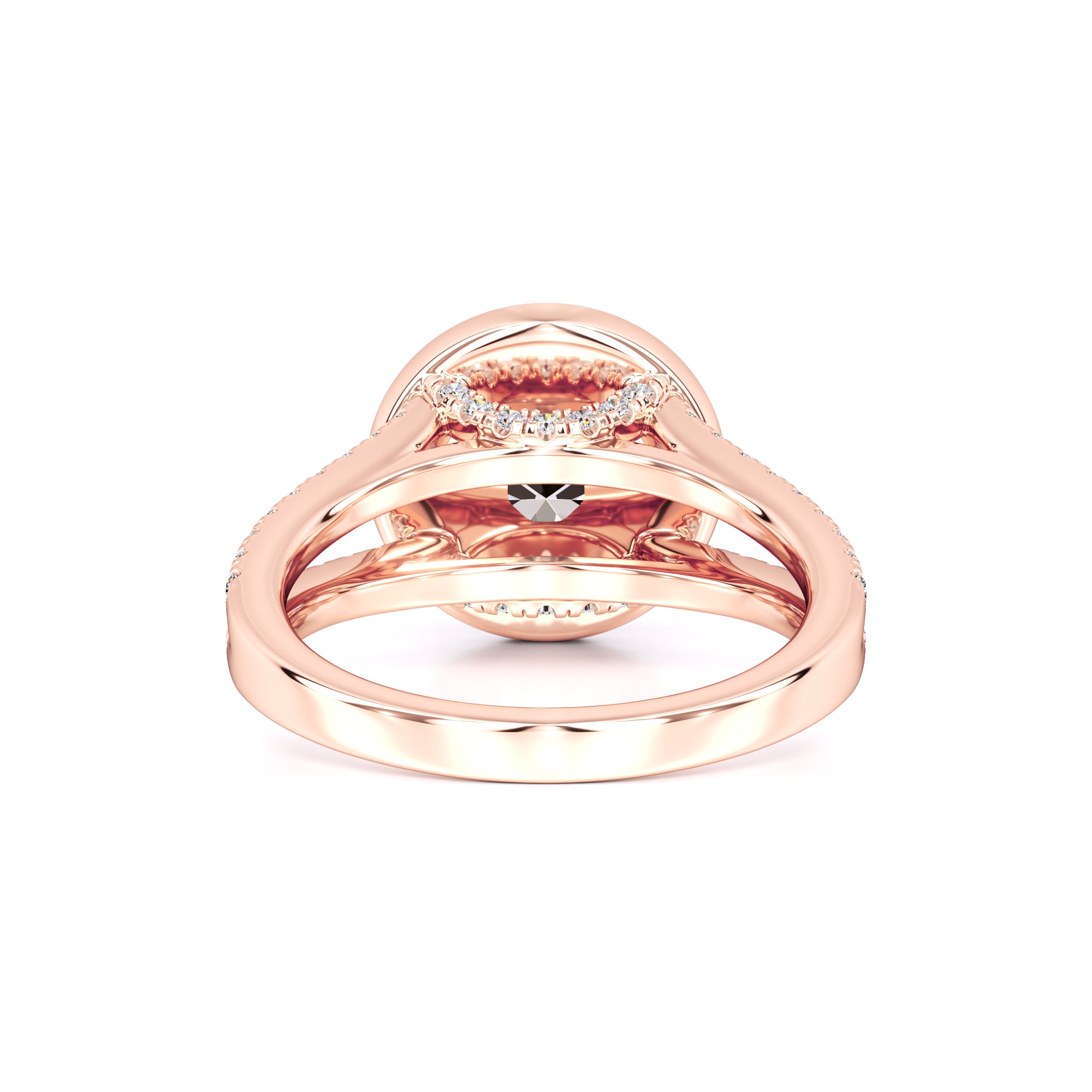 Danielle Moissanite & Lab Grown Diamond Ring | Rose Gold | 3