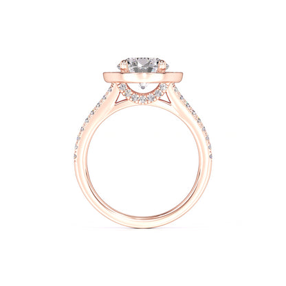Danielle Moissanite & Lab Grown Diamond Ring | Rose Gold | 4