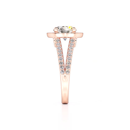 Danielle Lab Grown Diamond Ring | Rose Gold | 4