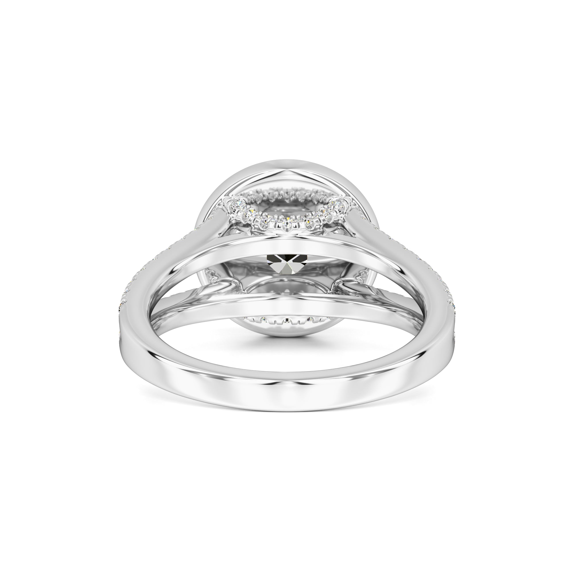 Danielle Moissanite & Lab Grown Diamond Ring | White Gold | 3