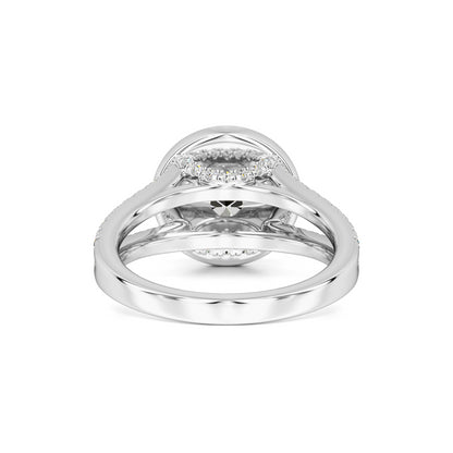 Danielle Moissanite & Lab Grown Diamond Ring | White Gold | 3