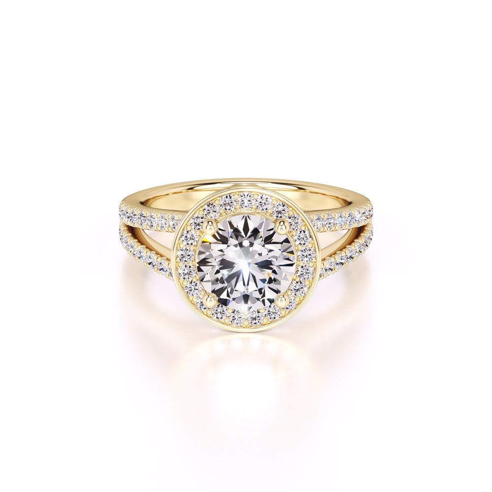 Danielle Lab Grown Diamond Ring | Yellow Gold | 1