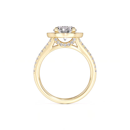Danielle Moissanite & Lab Grown Diamond Ring | Yellow Gold | 4