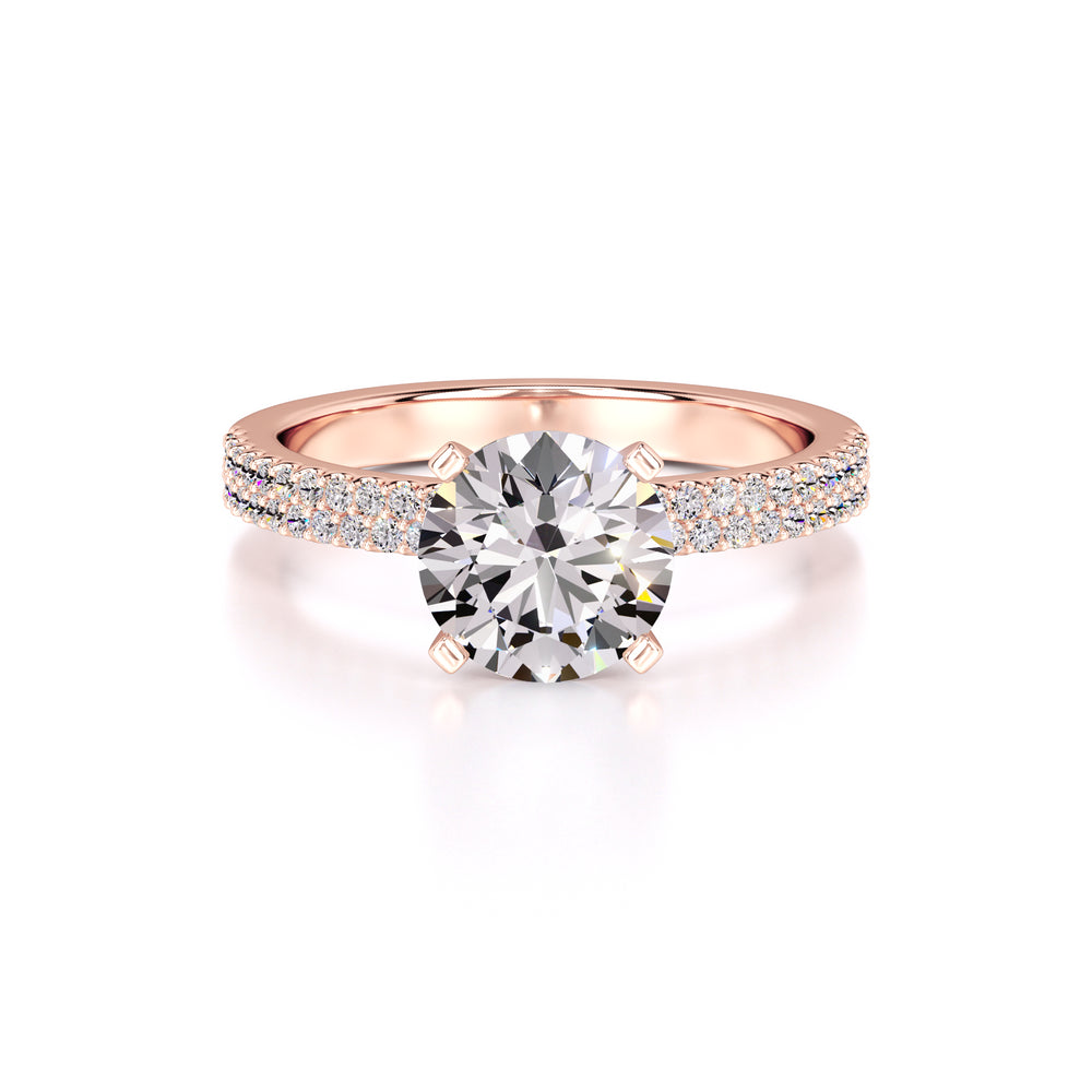 Grace Lab Grown Diamond Ring | Rose Gold | 1