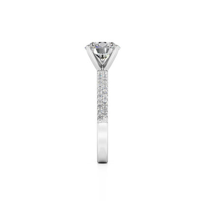 Grace Lab Grown Diamond Ring | White Gold | 4