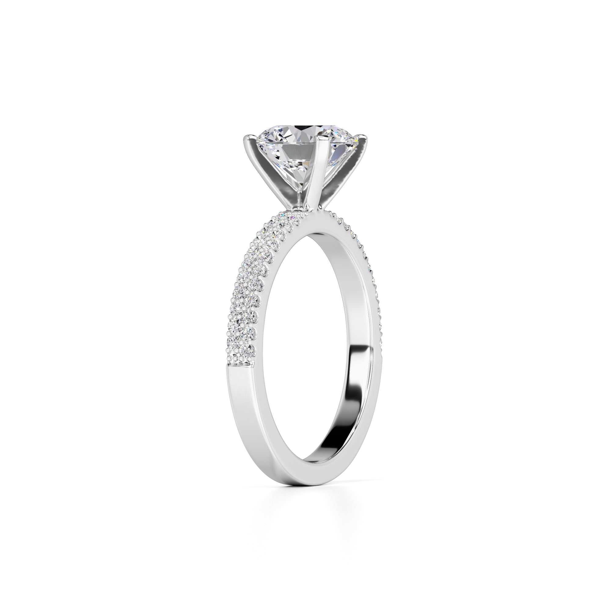 Grace Lab Grown Diamond Ring | White Gold | 3