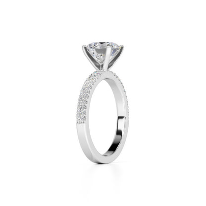 Grace Lab Grown Diamond Ring | White Gold | 3