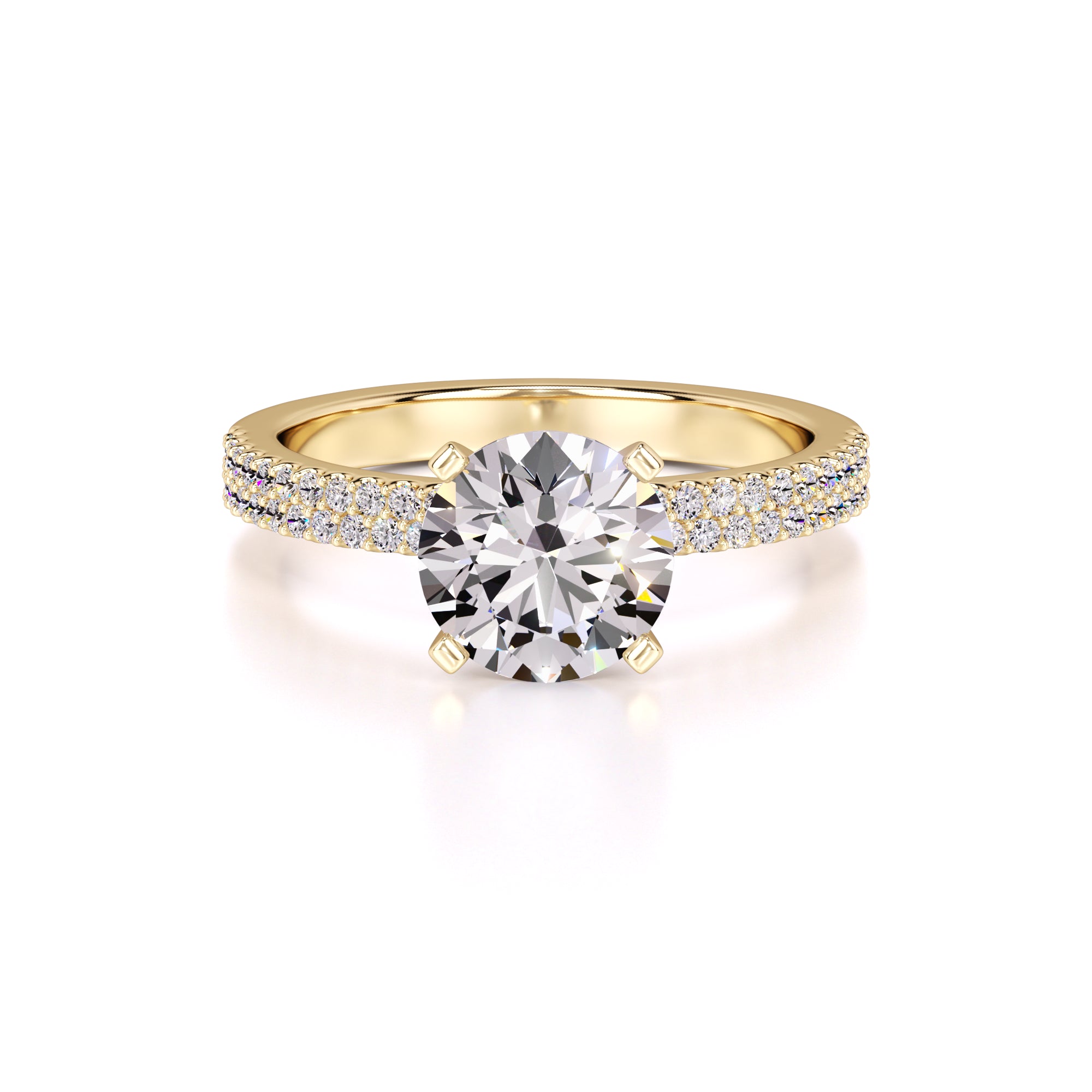 Grace Lab Grown Diamond Ring | Yellow Gold | 1