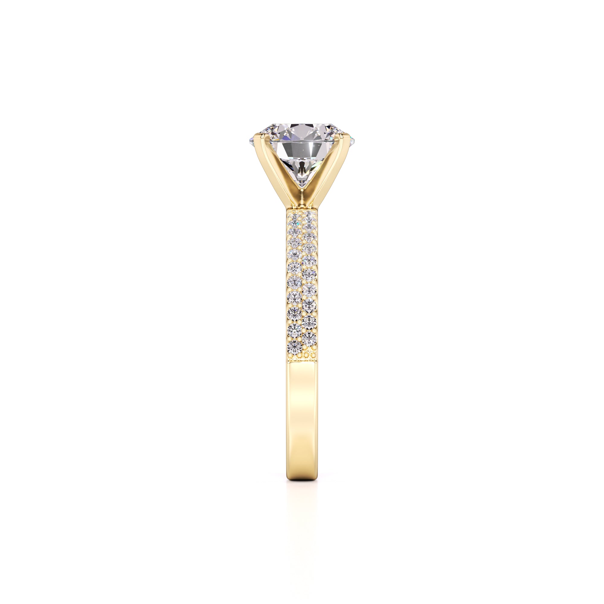Grace Lab Grown Diamond Ring | Yellow Gold | 4