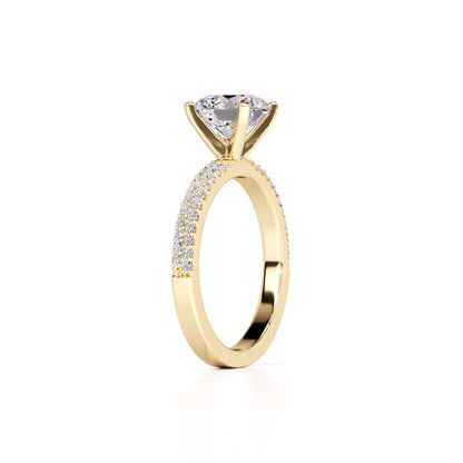 Grace Lab Grown Diamond Ring | Yellow Gold | 3