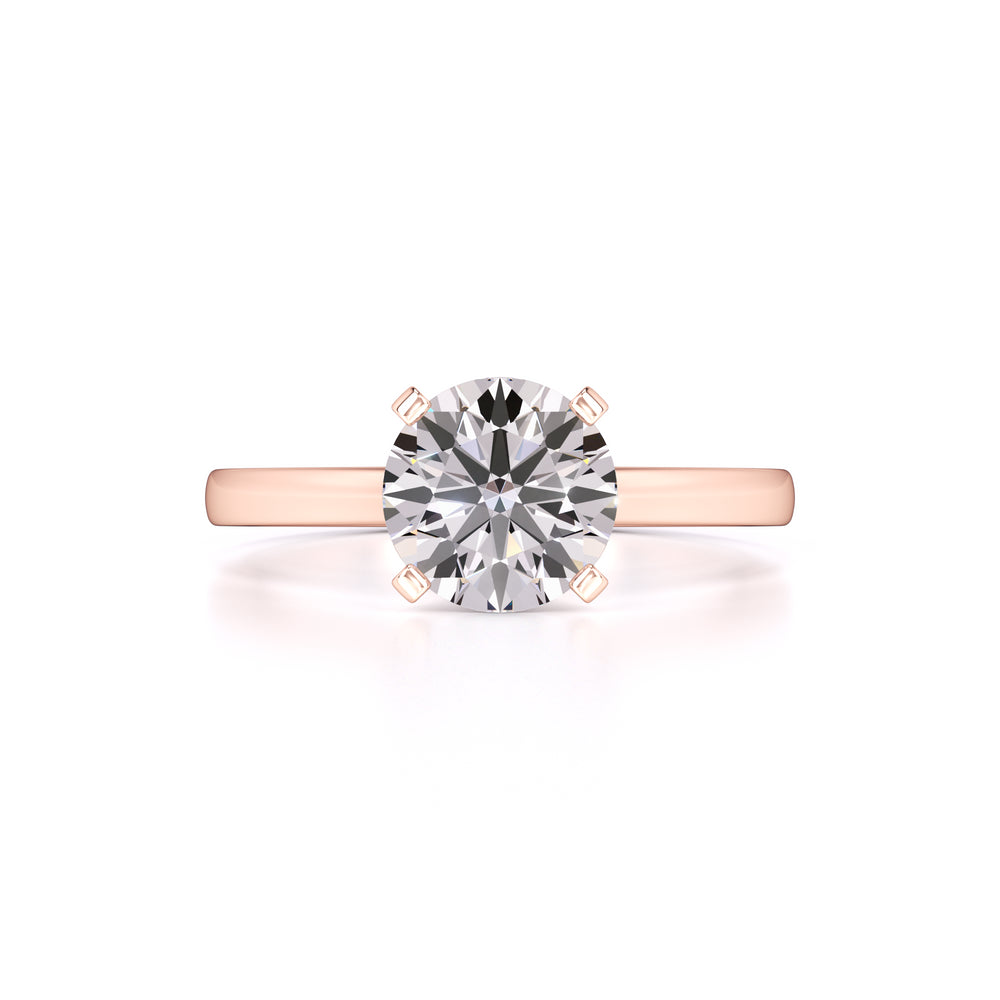 Kim Moissanite Ring | Rose Gold | 1